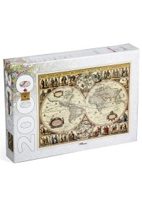 Пазлы «Историческая карта мира», 2000 элементов