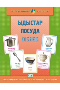 Дидактикалық карточкалар / Дидактические карточки. ЫДЫС / ПОСУДА / DISHES