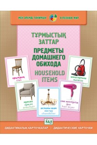 Дидактикалық карточкалар / Дидактические карточки. Тұрмыстық заттар / Предметы домашнего обихода / Household items