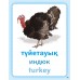 Дидактикалық карточкалар / Дидактические карточки. Ферма жануарлары. Животные фермы. Farm animals